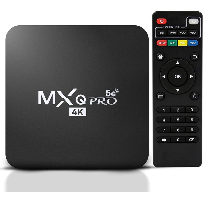 MXQ Pro 4K 5G Android TV Box Upgraded Version 8GB+12GB