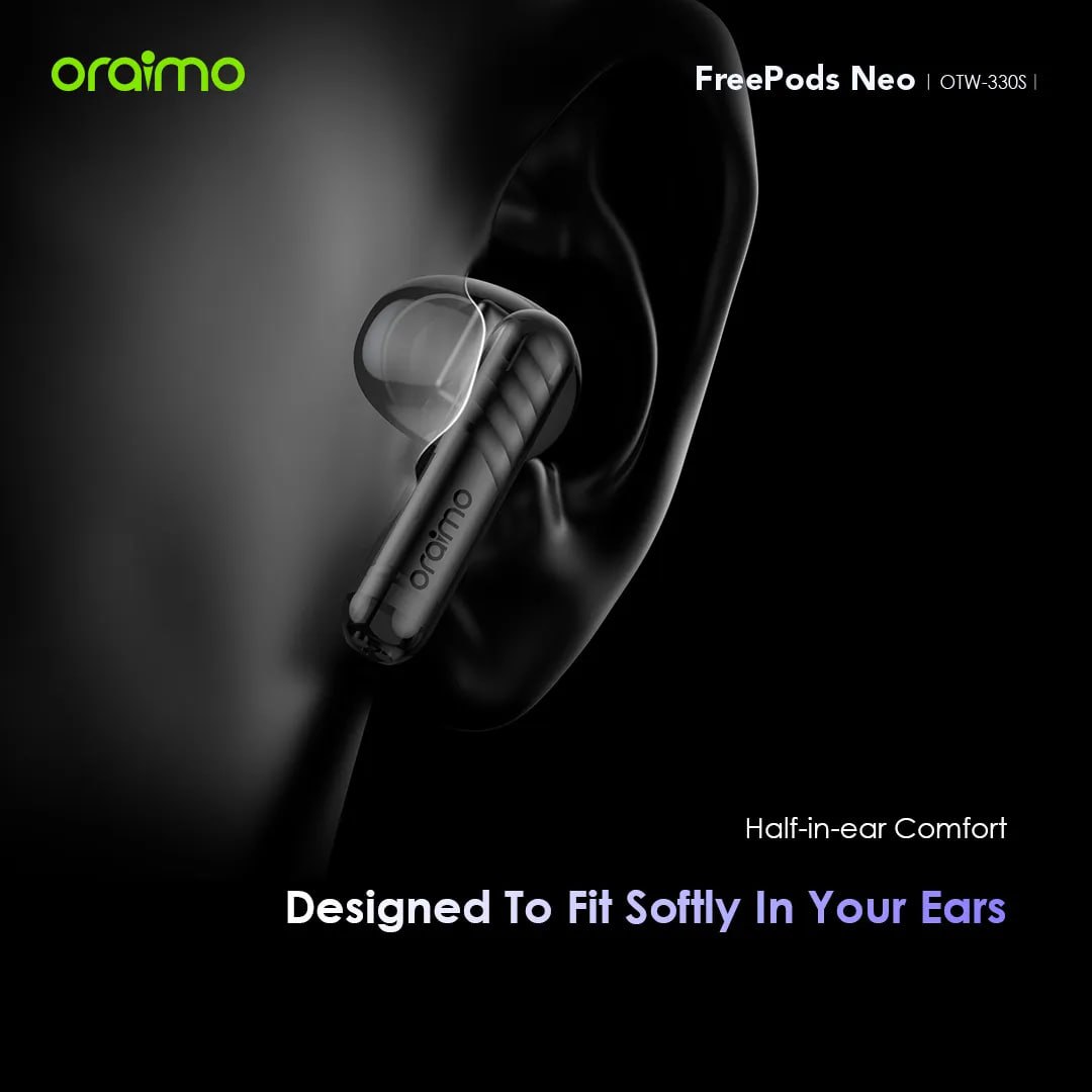 oraimo FreePods Neo Half In Ear True Wireless Earbuds