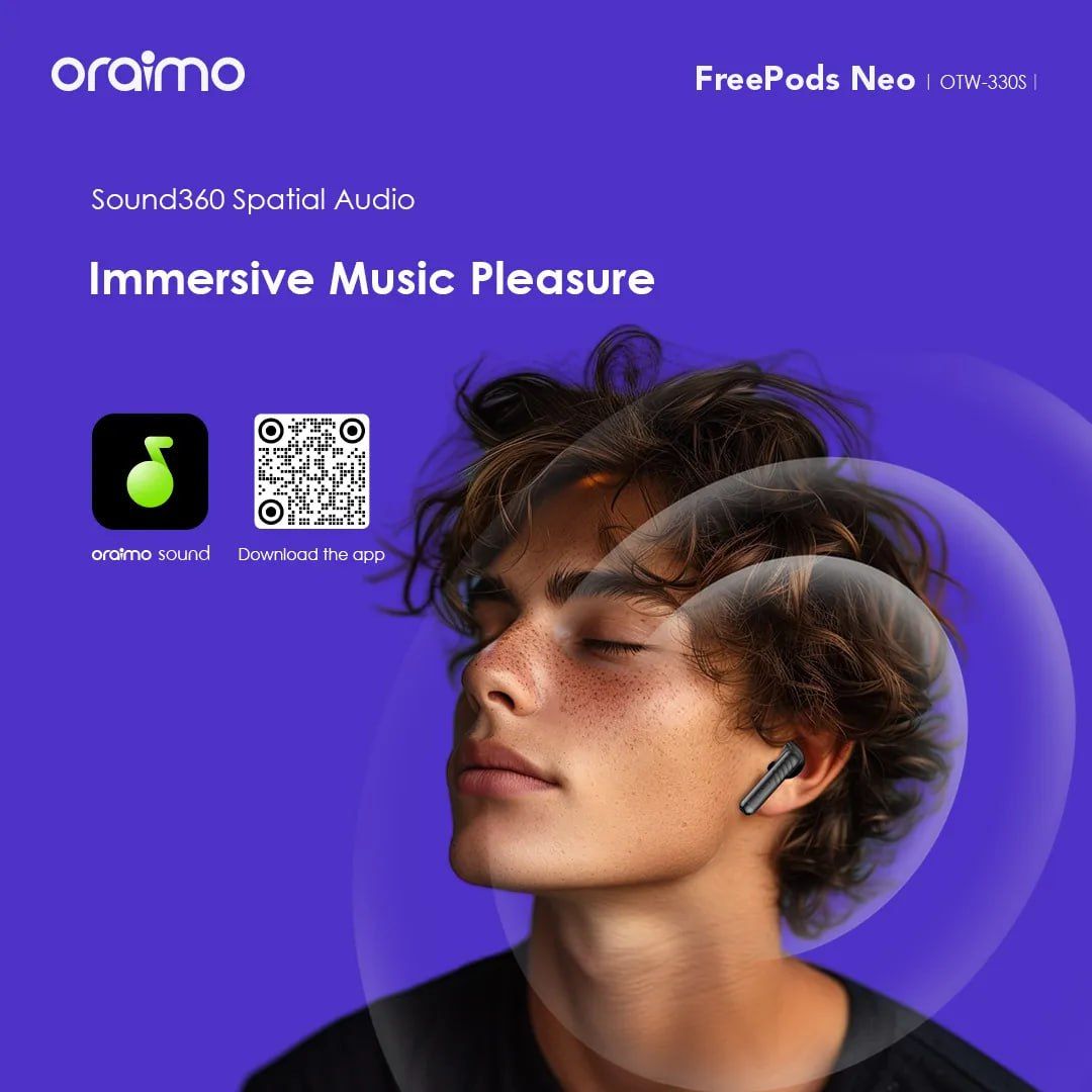 oraimo FreePods Neo Half In Ear True Wireless Earbuds