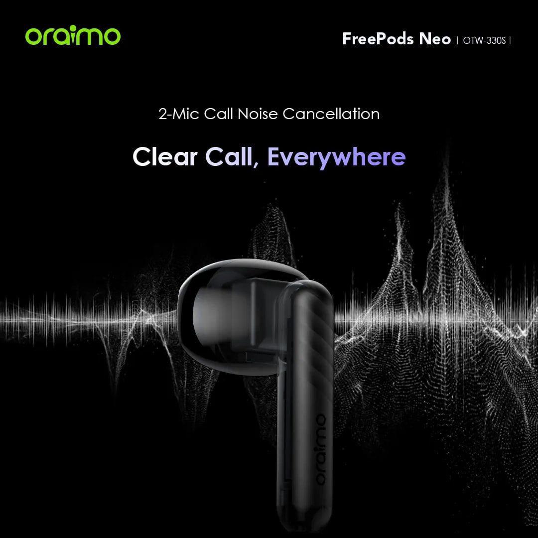 oraimo FreePods Neo Half In Ear True Wireless Earbuds