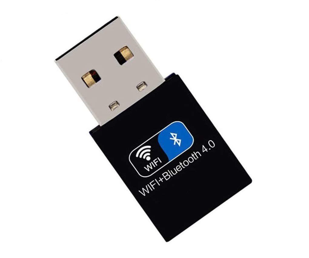2-in-1 USB WiFi Bluetooth-compatible 5.0 Adapter 802.11ac 300Mbps Dual-band & USB Wifi LAN Adapter Dongle Network 802.11b/g/n