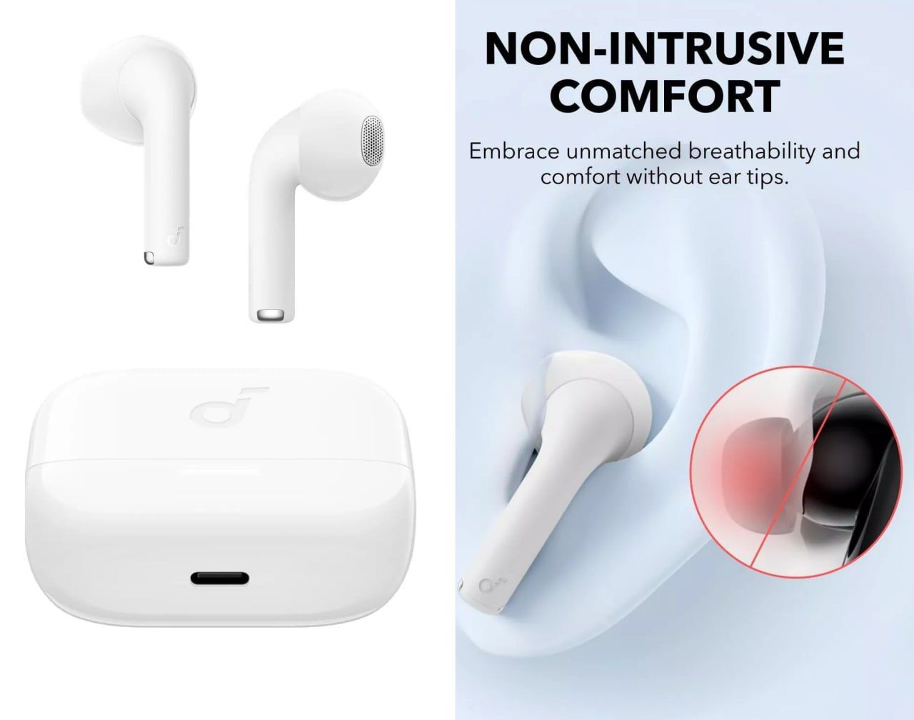 Soundcore by Anker K20i Earbuds with Mic 13mm Drivers TWS BT 5.3