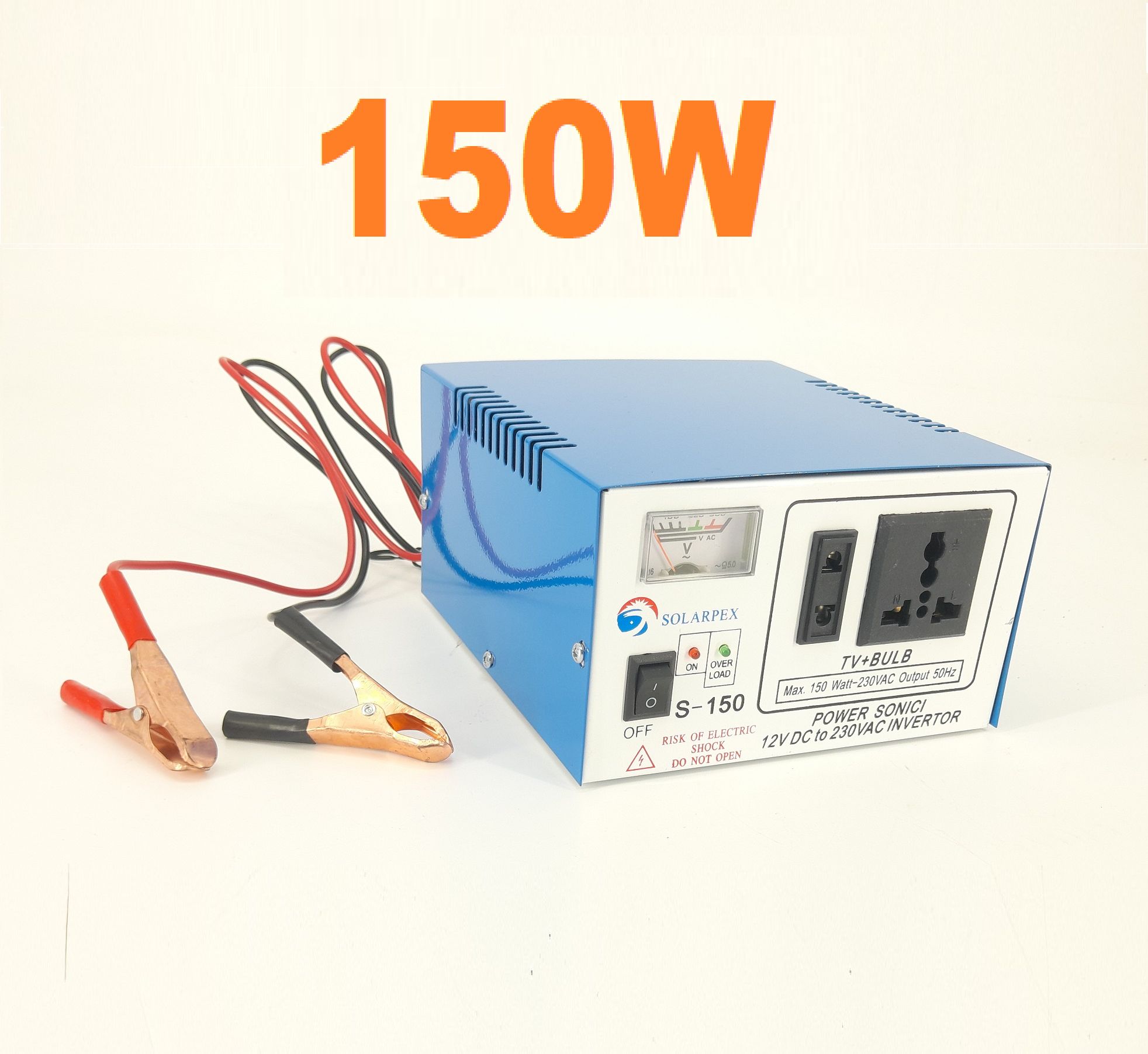 150VA (Watts) Step Up Solar Africa Solar DC (solar) to AC Power Inverter (12V to 220V)