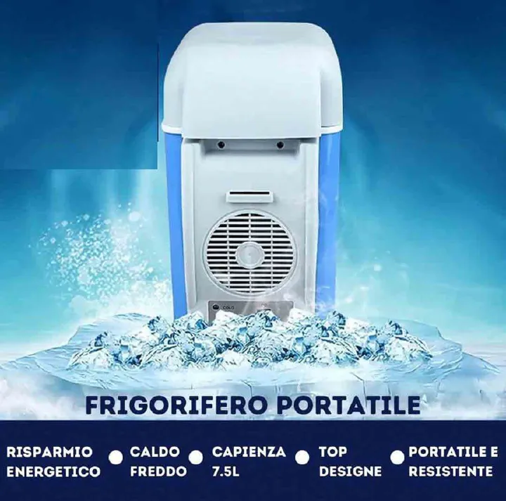 Mini Fridge Portable Table Top Electric Cooler Warmer Ice Box for Car & Hiking