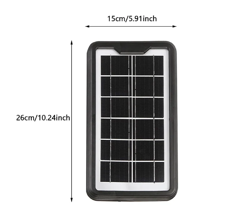 Solar Panel 3W Portable Mini USB Solar Panel Charger with Monocrystalline IP65 Waterproof Multifunctional Solar Charger for Phone Power Bank Camping Lights Lanterns