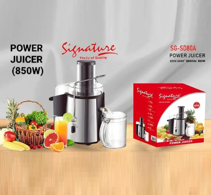 Signature Electric Juice Extractor / Juicer Machine For Fruit & Vegetables