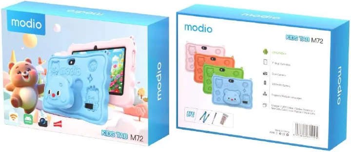 Modio M72 7-Inch Kids Tablet 6GB RAM 128GB Storage 4G SIM Dual Cameras