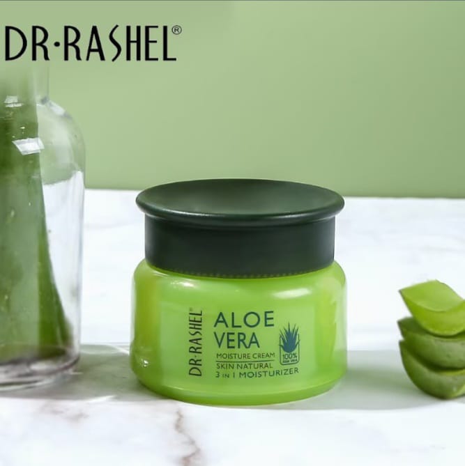 Dr. Rashel Aloe Vera Moisture Cream 3 in 1 Moisturizer - Day/Night Mask, Moisturizing, Smooth & Repair