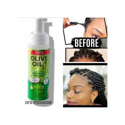 Ors Olive Oil Hold & Shine Wrap Set Mousse - Coconut Oil