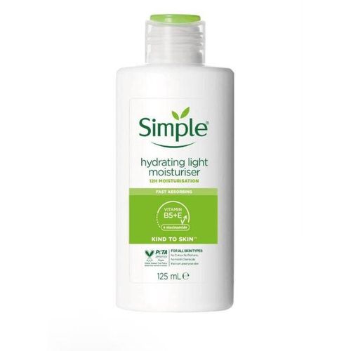 Simple fast absorbing, Kind to Skin Hydrating Light Moisturizer