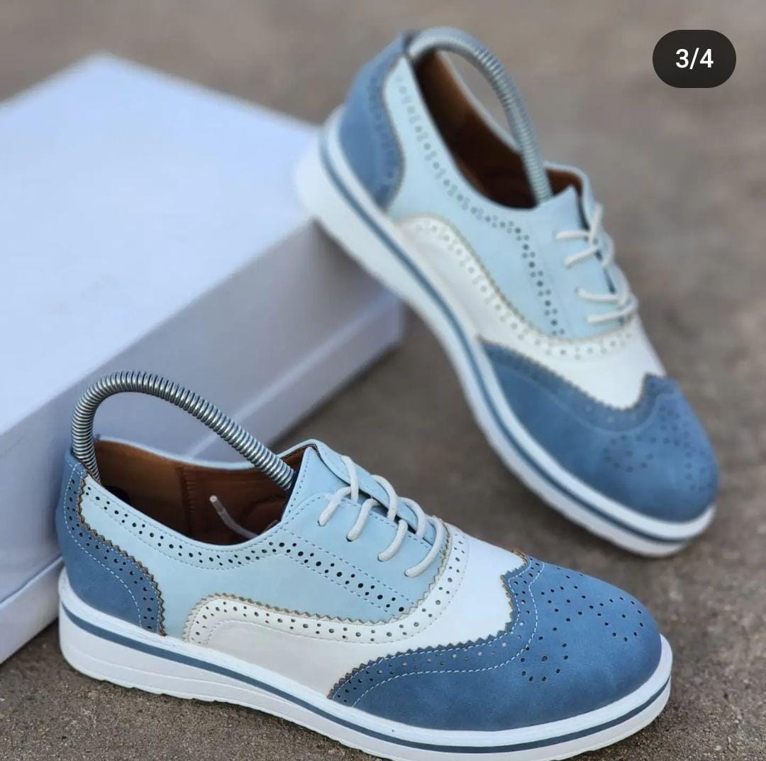 High Quality Oxford Brogues, Women Brogues Comfortable Shoes