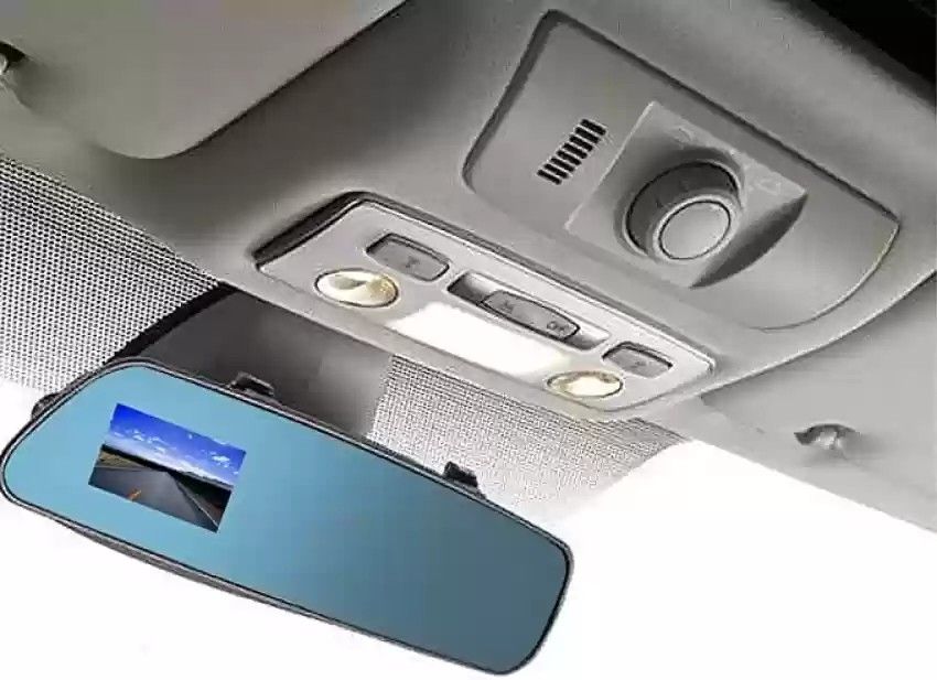 Mirror Car DVR,Camera Full HD 1080P Video, 1080p Rearview Dash Car Camera, Reverse Front And Back Rear Mirror Camera, Car Recorder Dual Dash Camera.