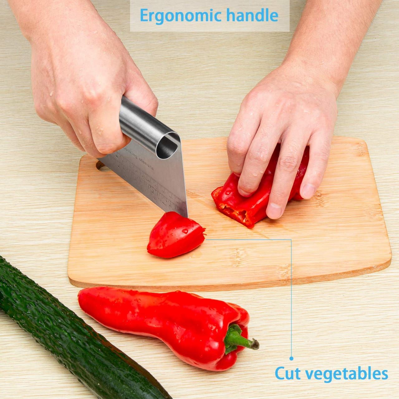 OFFER!! Pro Dough Pastry Scraper/Cutter/Chopper Stainless Steel Mirror Polished with Measuring Scale Multipurpose- Cake, Pizza Cutter - Pastry Bread Separator Scale Knife