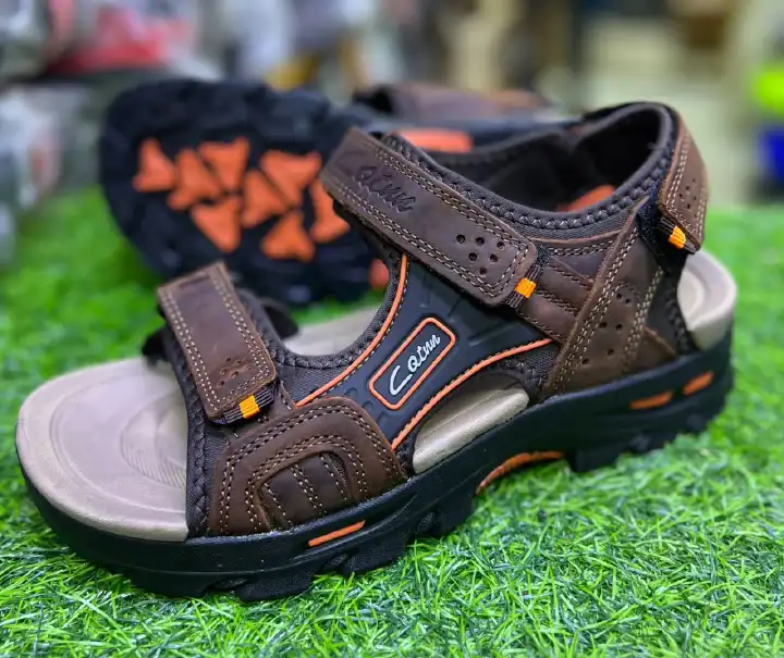 QUALITY MENS OPEN LEATHER SHOES