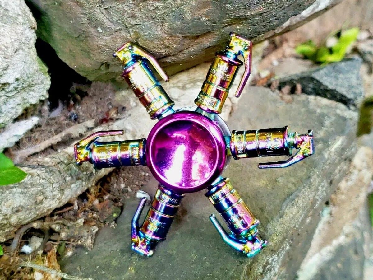 Metal Finger Fidget Spinner EDC Hand Spinner for Autism and ADHD Stress and Anxiety Relief, Focus, kids/ Children Toy