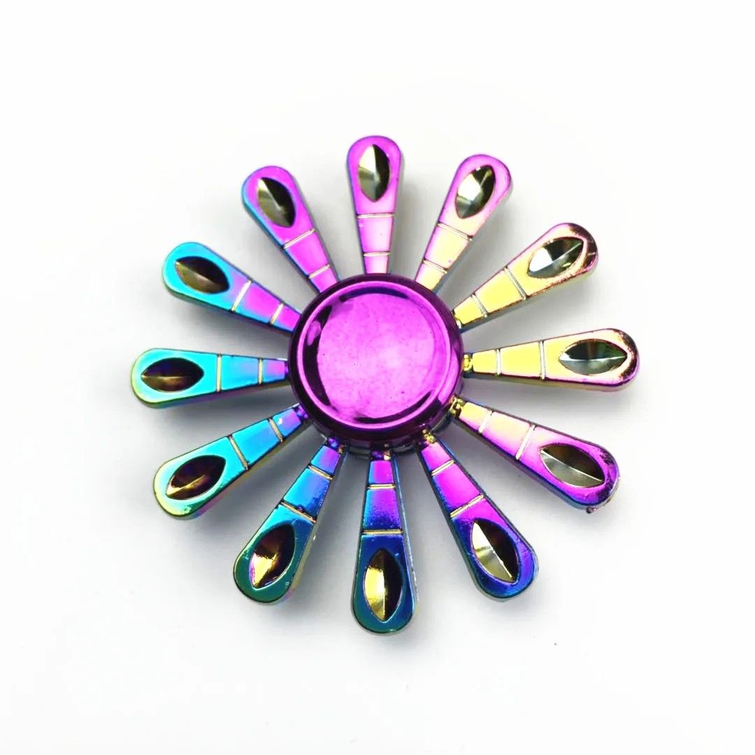Metal Finger Fidget Spinner EDC Hand Spinner for Autism and ADHD Stress and Anxiety Relief, Focus, kids/ Children Toy