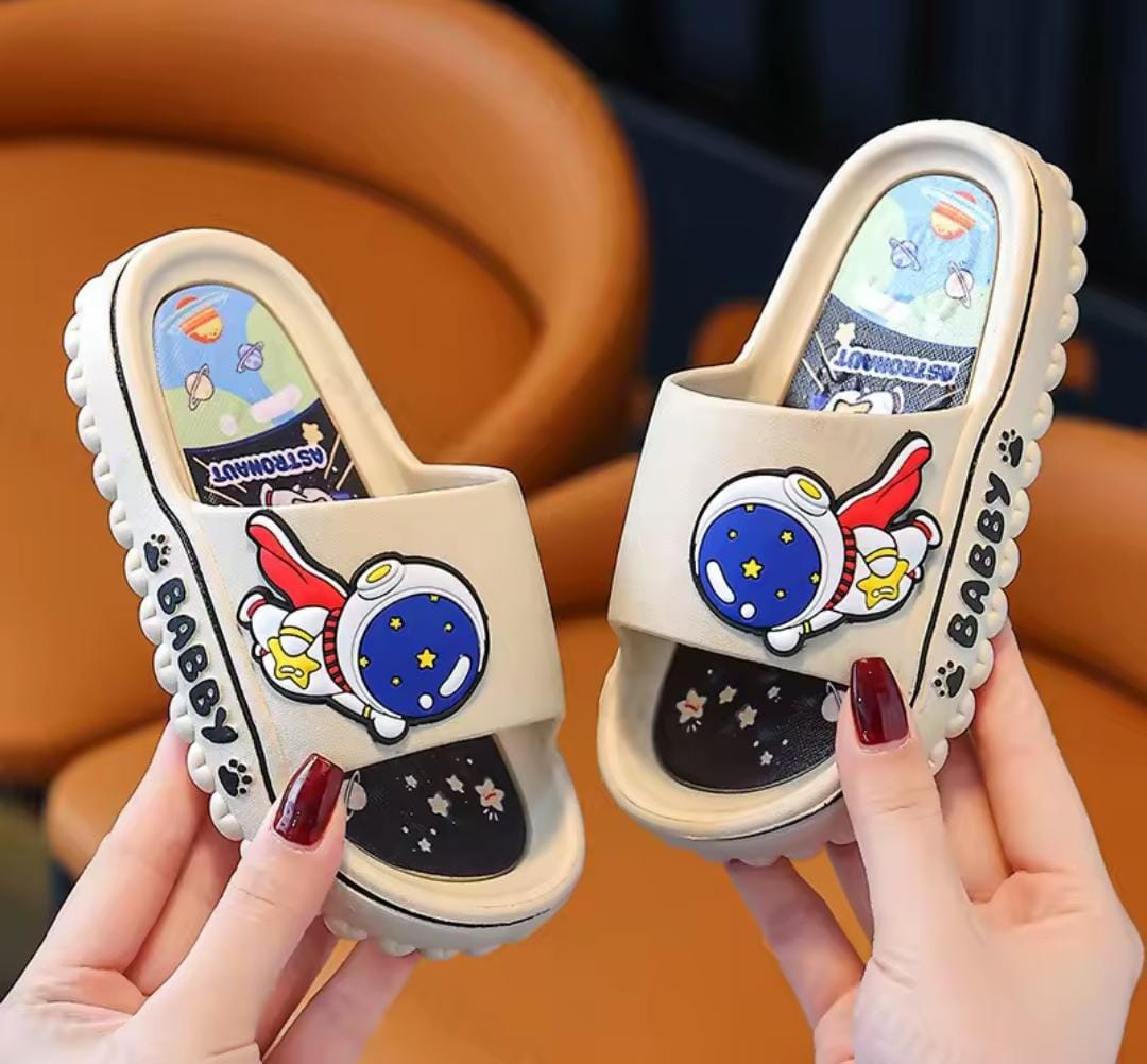 Quality Comfortable Slip-on Slides for Boys, Perfect for home, Outdoor play, Beach, or Casual wear.