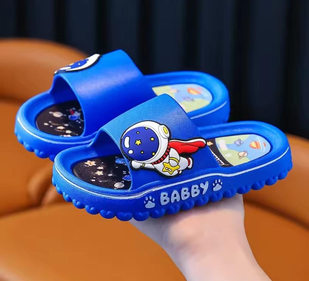 Quality Comfortable Slip-on Slides for Boys, Perfect for home, Outdoor play, Beach, or Casual wear.