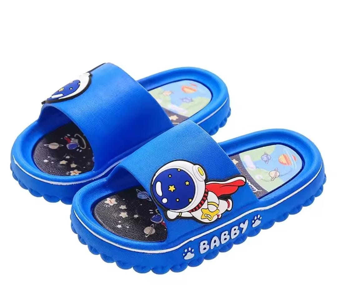 Quality Comfortable Slip-on Slides for Boys, Perfect for home, Outdoor play, Beach, or Casual wear.