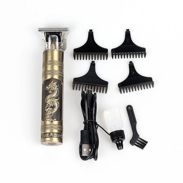 Electric T Blade Hair Trimmer Men Professional Clipper LCD Zero Gapped Razor Beard Hair Cut Trimmer