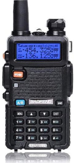 Rechargeable Baofeng 888S Walkie Talkies - ong Range with Earpieces for Adults, 16 Channel Professional Handheld Two-Way Radios Including Li-ion Battery and Charger
