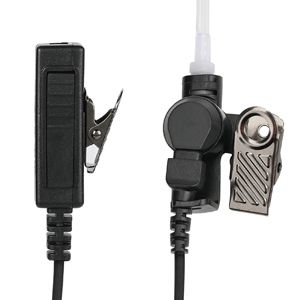 Fbi style earphones for walkie talkies