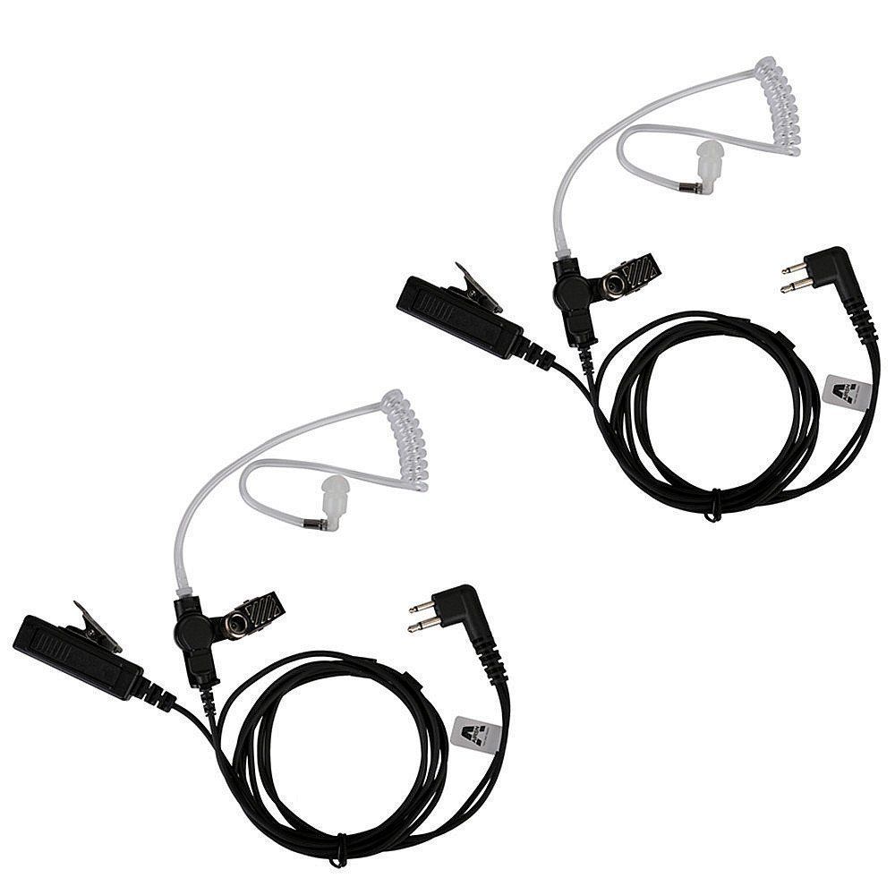 Fbi style earphones for walkie talkies