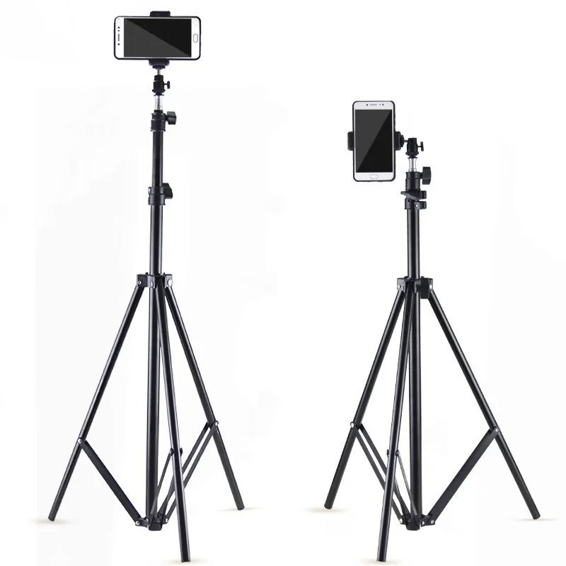 2.1m Aluminum Light Stand: Versatile Photography Tripod Monopod for LED Video Lights, Flash, and Fill Light with 1/4" Screw, Portable Travel Design