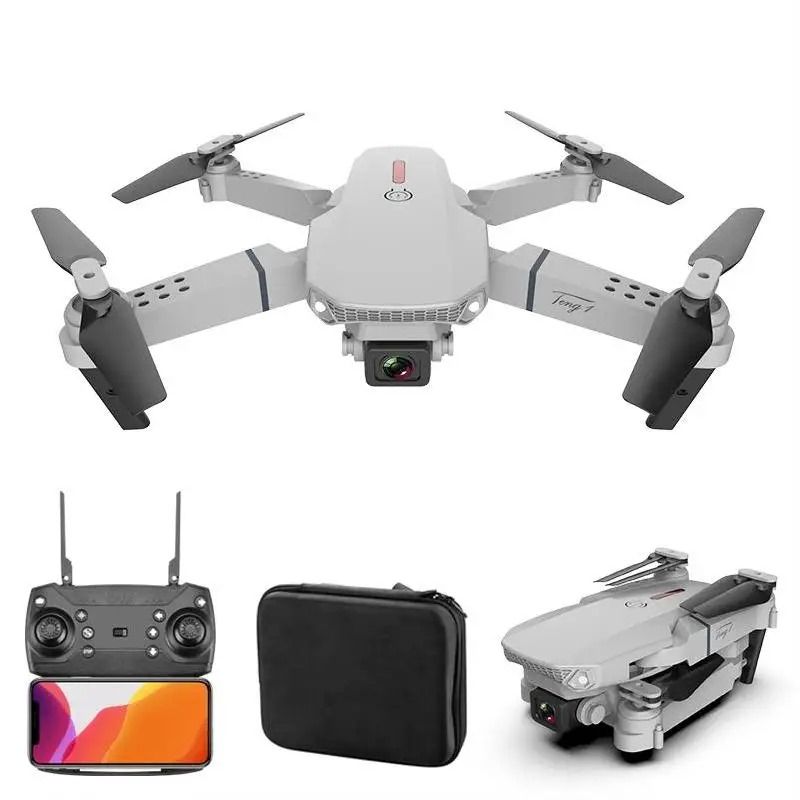 720P HD Flight Drone and Mini E58 Foldable Quadcopter with Gesture Control and Aerial Photography Features