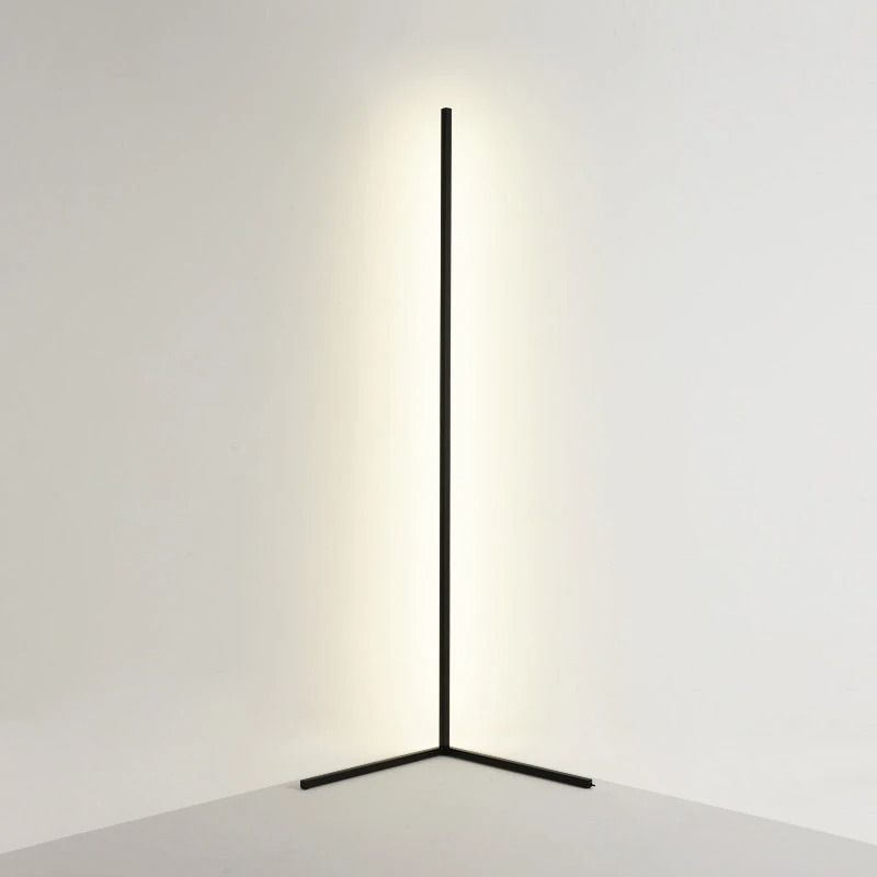 RGB LED Corner Lamp – Modern Minimalist Floor Standing Light with Remote Control & Music Sync for Mood Lighting in Bedrooms & Gaming Spaces
