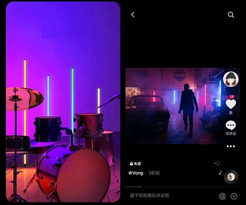 RGB LED Corner Lamp – Modern Minimalist Floor Standing Light with Remote Control & Music Sync for Mood Lighting in Bedrooms & Gaming Spaces