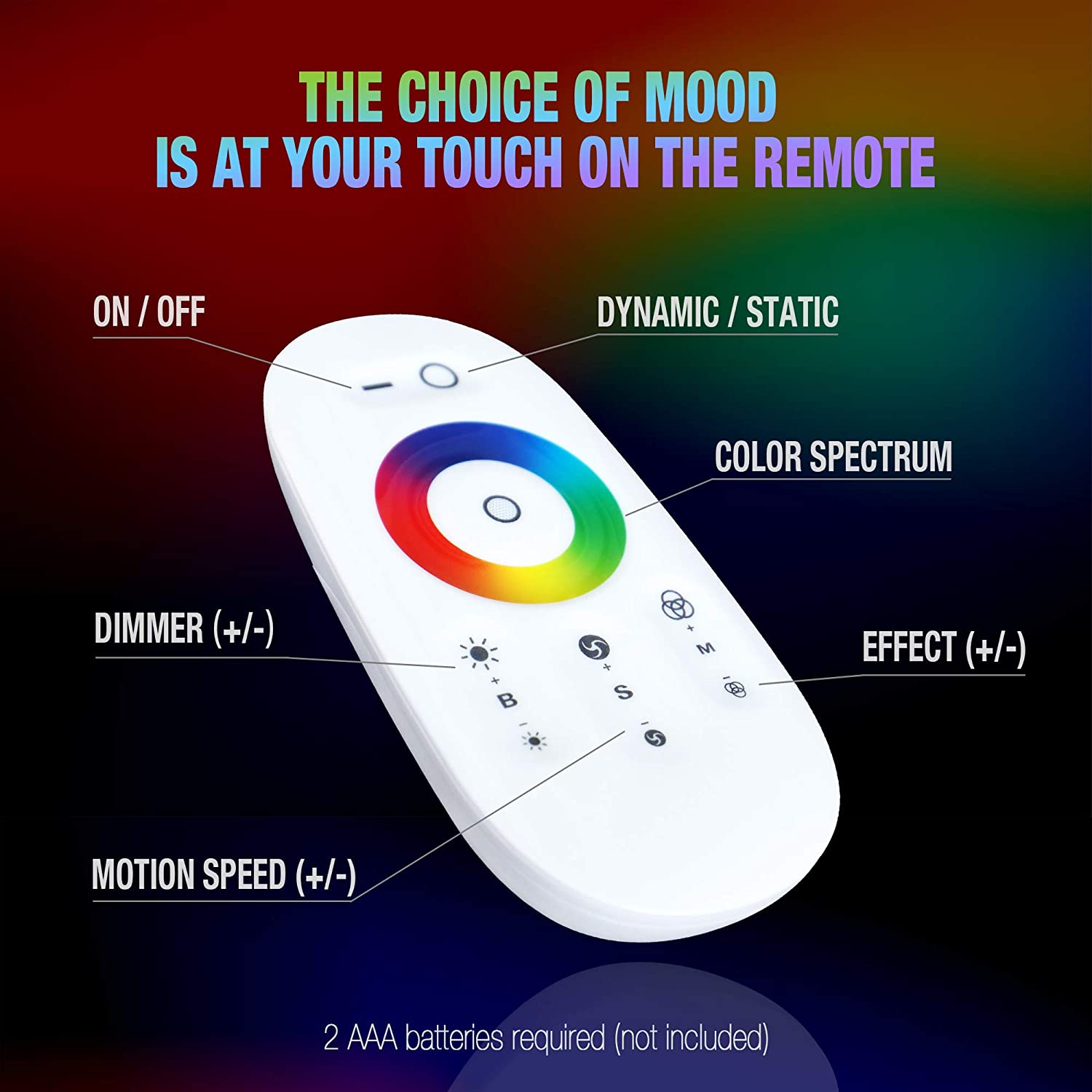 RGB LED Corner Lamp – Modern Minimalist Floor Standing Light with Remote Control & Music Sync for Mood Lighting in Bedrooms & Gaming Spaces