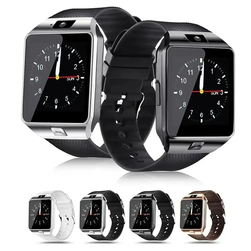 Bluetooth Smart Watch Men Smartwatch Sport Women Smart Watches DZ09 Touch Screen