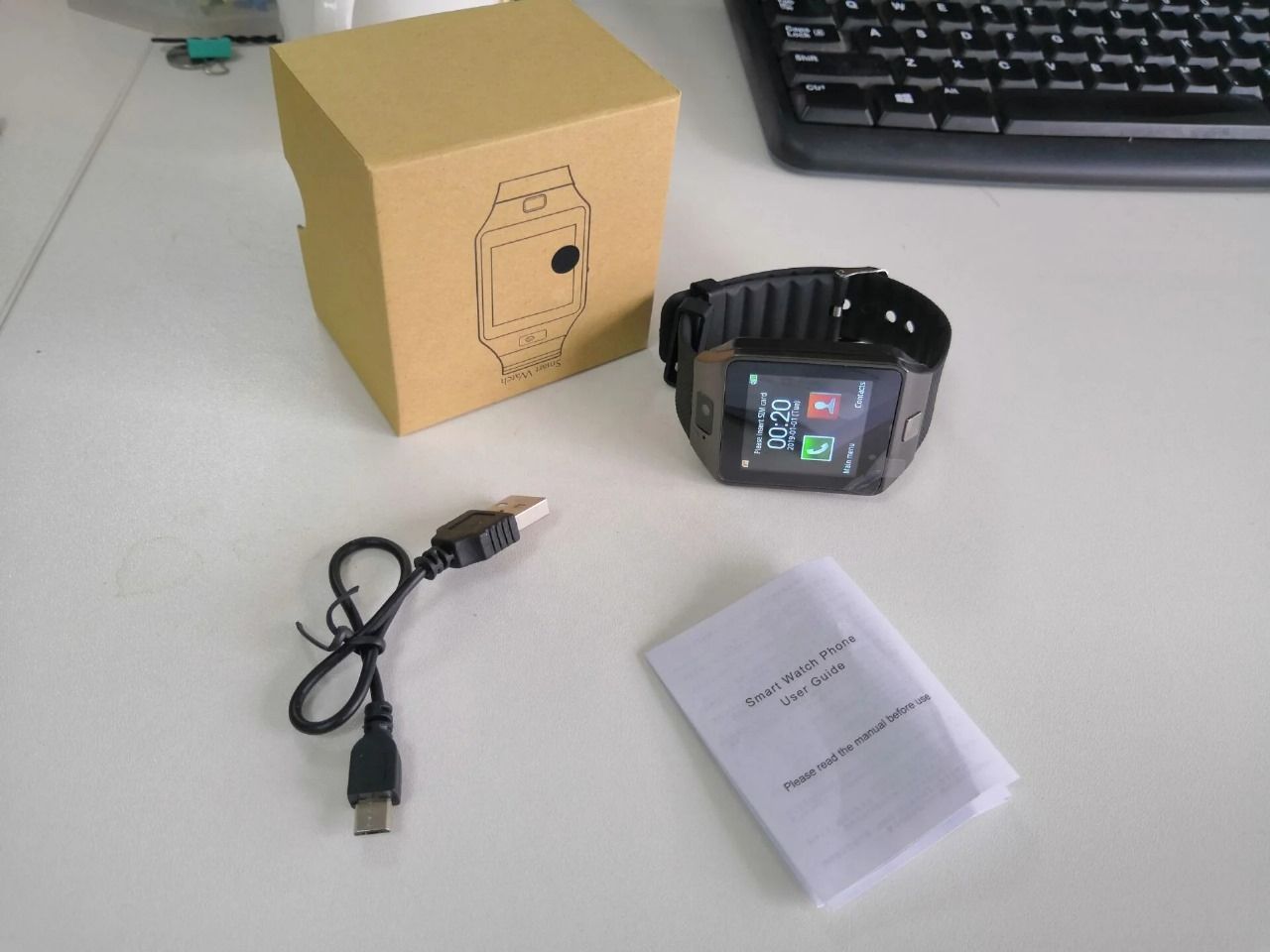Bluetooth Smart Watch Men Smartwatch Sport Women Smart Watches DZ09 Touch Screen