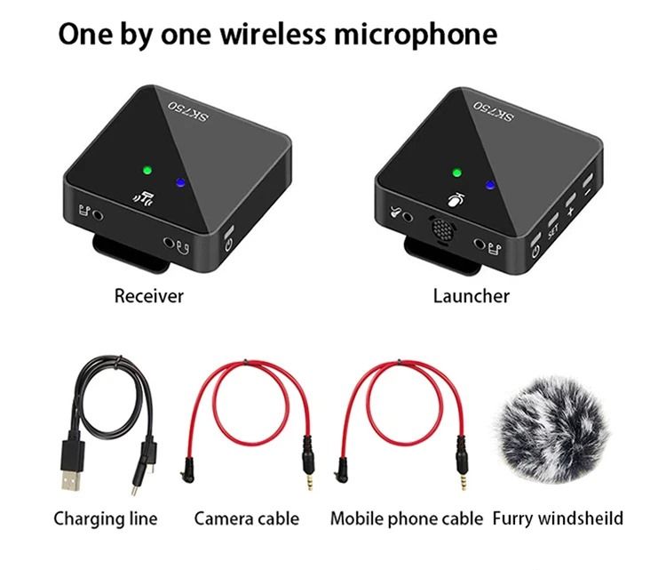 2 Wireless go UHF Wireless Lavalier Microphone System for Smartphone Laptop DSLR Tablet Camcorder Recorder PK Comica Rode