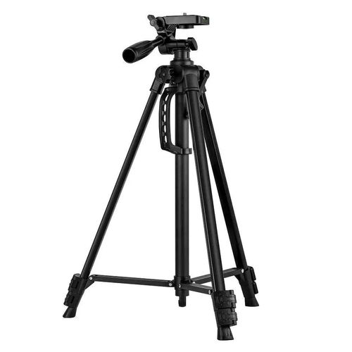 3366 Adjustable Phone and SLR Camera Tripod Stand with Maximum Height of 1.4 Meters for Enhanced Stability and Versatile Shooting Options