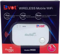BVOT M88 4G/5G Wi-Fi Mobile Hotspot, One-Button Connect, Fast Boot, Share Multiple Devices