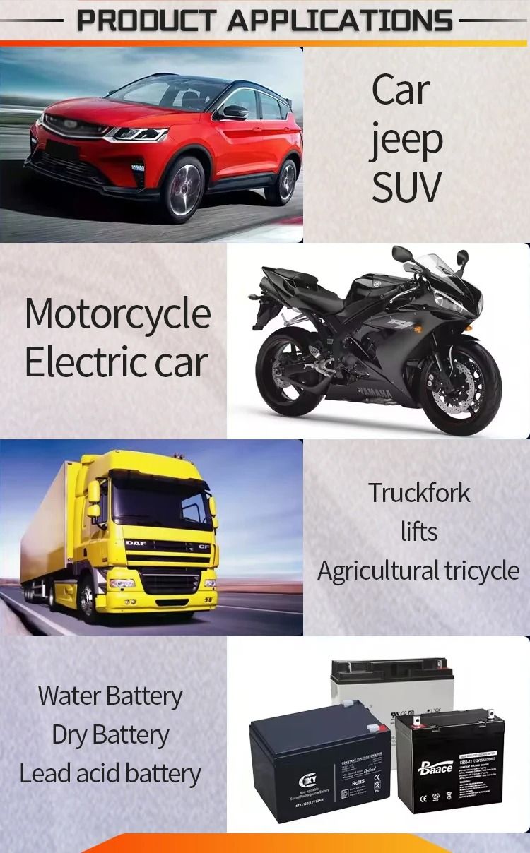 Smart Automatic 12V 24V Bolaimei BLM-866C / BLM-866 Intelligent Pulse Fast Battery Charger with Pulse Repair Technology BLM-866C for Car Motorbike SUV Truck Lead Acid AGM GEL Batteries 3Ah-200Ah