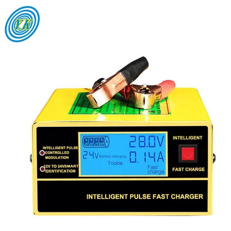 Smart Automatic 12V 24V Bolaimei BLM-866C / BLM-866 Intelligent Pulse Fast Battery Charger with Pulse Repair Technology BLM-866C for Car Motorbike SUV Truck Lead Acid AGM GEL Batteries 3Ah-200Ah