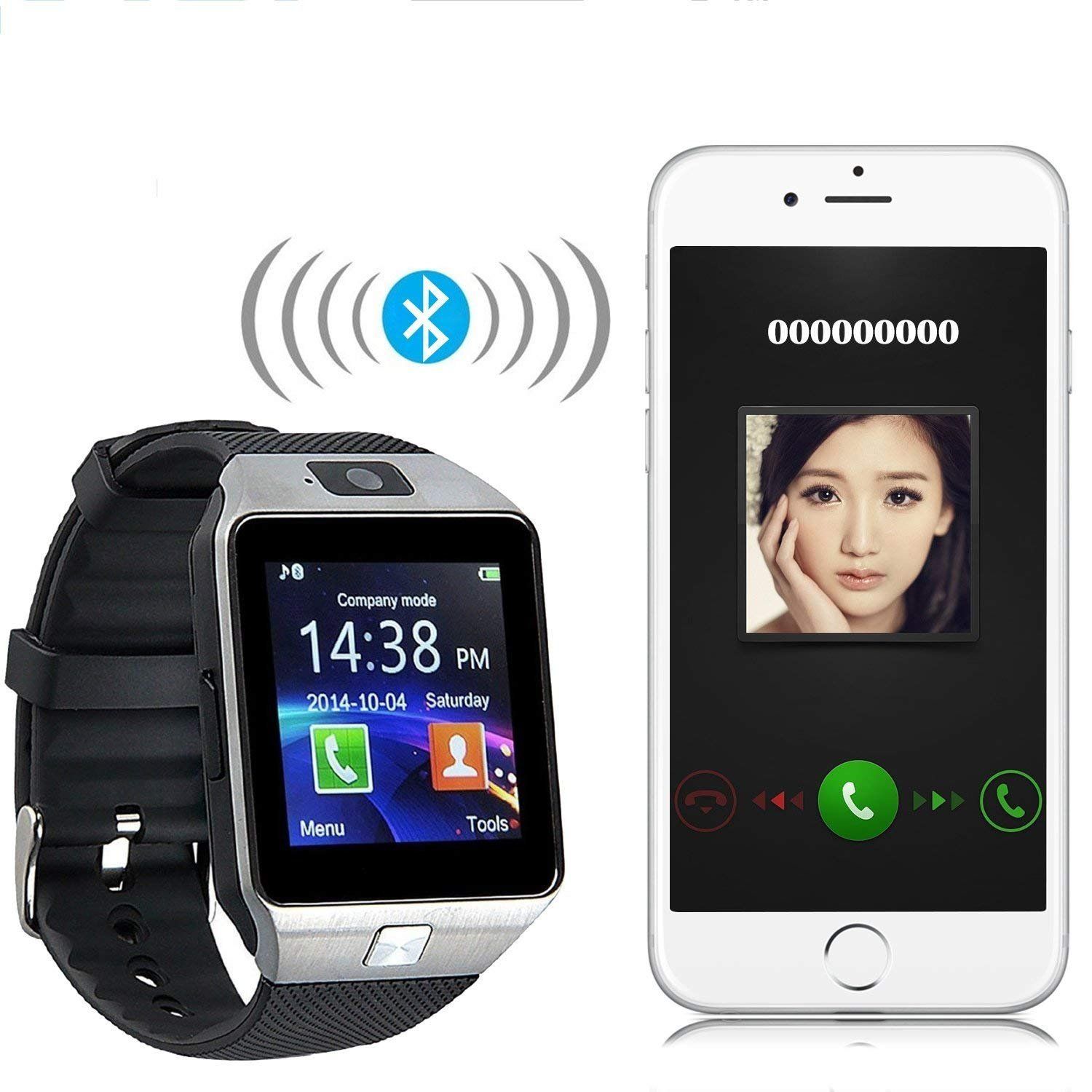 W007 4G Smartwatch with SIM Card & Memory Card | Phone Compatible Fitness Watch with Camera