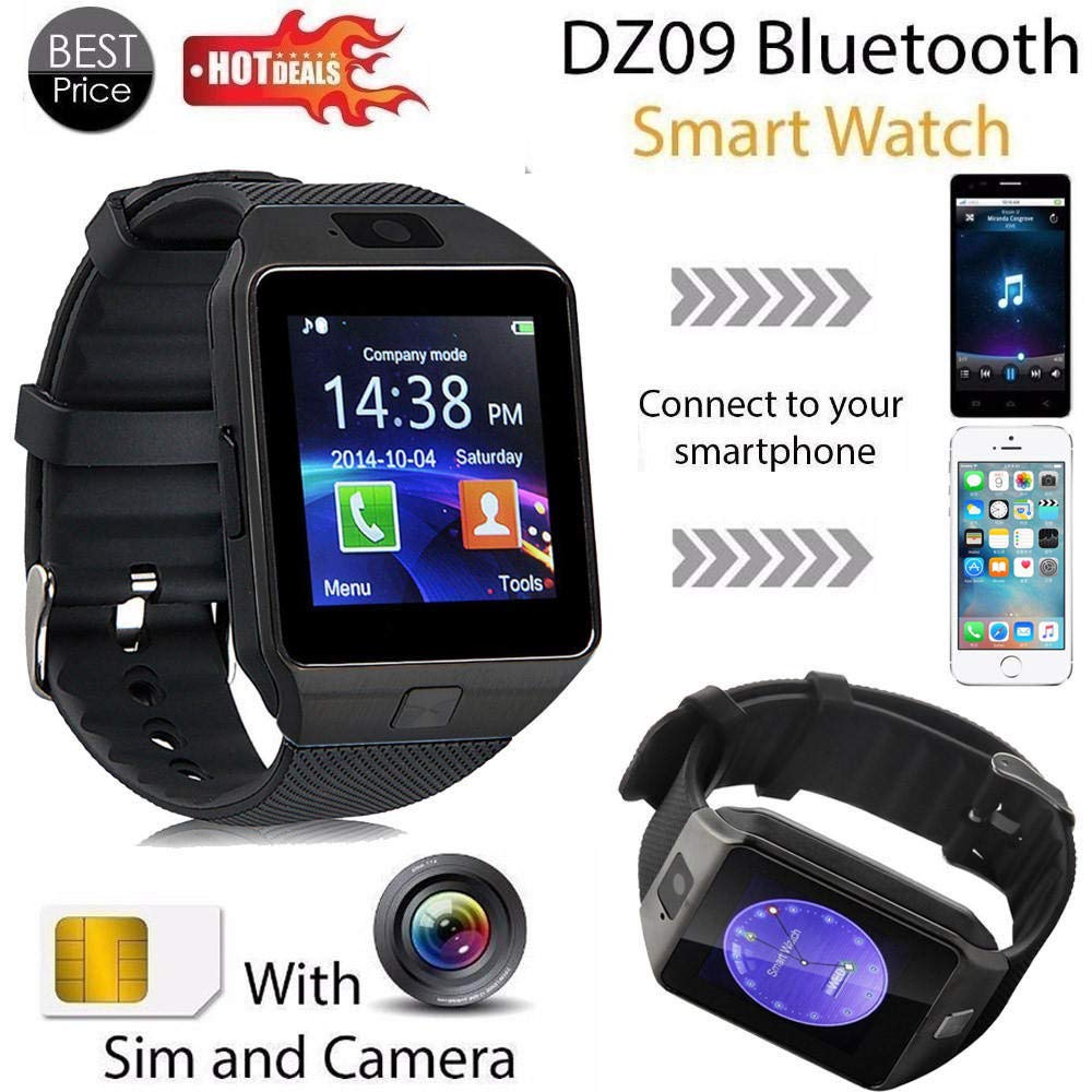 W007 Smartwatch with SIM Card, Memory Card & HD Camera | Works with Android and iOS Phones