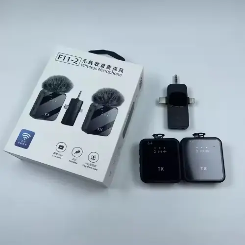 F11-2 Universal Wireless Microphone For Vlogging, Podcasting, And Content Creation Across Platforms