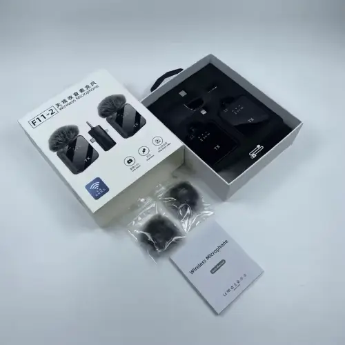 F11-2 Universal Wireless Microphone For Vlogging, Podcasting, And Content Creation Across Platforms