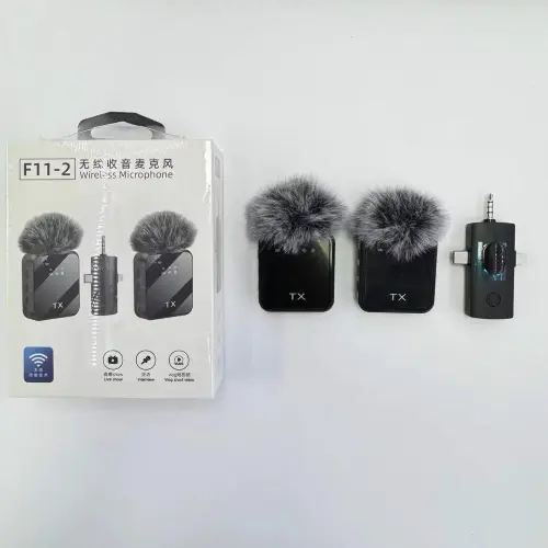 F11-2 Universal Wireless Microphone For Vlogging, Podcasting, And Content Creation Across Platforms