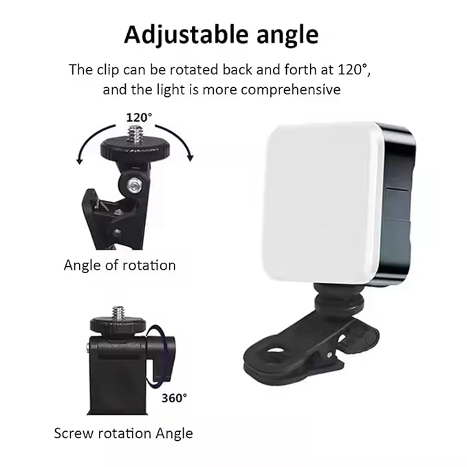 AY-83 Pocket LED Light | Bi-Color & RGB| Rechargeable Mini LED Lighting|Selfie with Three Cold Shoe Mount