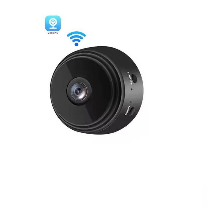 A9 Mini Camera, 1080P HD Cameras with Magnetic Back Cover, Baby Nanny Cam with Phone App,Tiny Smart Camera for Indoor Outdoor (Black)