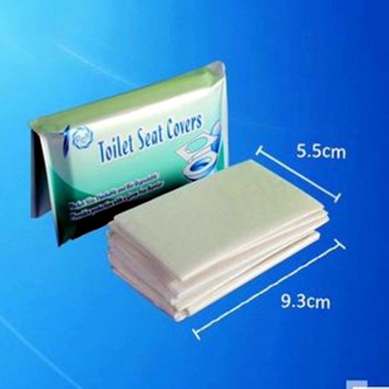 Disposable Toilet Seat Covers for traveling; public restrooms at malls, restaurants, or offices; outdoor events, camping, or road trips and ensuring kids' safety