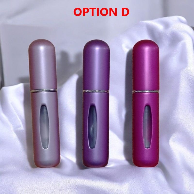 3 Piece Set Refillable Perfume Atomizer Spray Bottles (5ml), Mini Portable for Travel Use Compact, Friendly, Easy to Refill and Durable Mini Spray Atomizer that fits in your Purse, Pocket or Bag