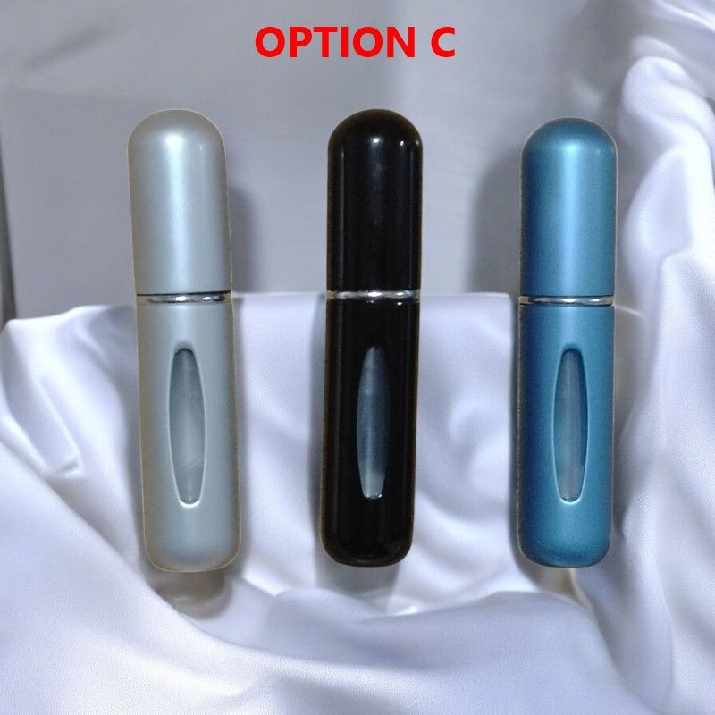 3 Piece Set Refillable Perfume Atomizer Spray Bottles (5ml), Mini Portable for Travel Use Compact, Friendly, Easy to Refill and Durable Mini Spray Atomizer that fits in your Purse, Pocket or Bag