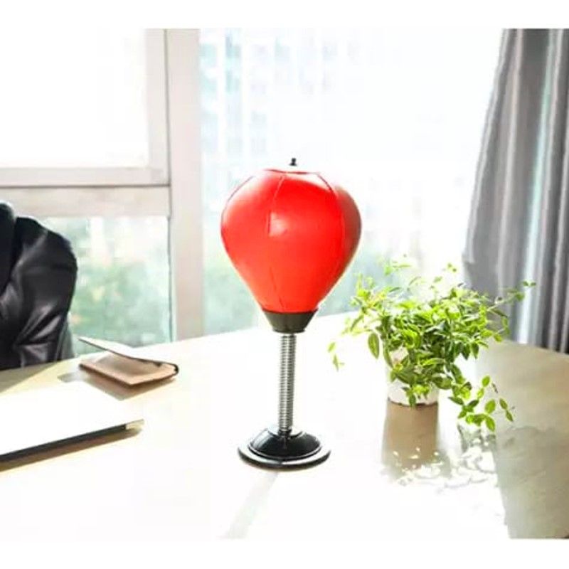 Desktop Punching Bag - Suctions to Your Desk, Heavy Duty Stress Relief Boxing Bag, Cool Stuff for Home or Office, Unique Gifts for Self, Boss or Colleague Sress Relieving Relaxing Playful Accessory